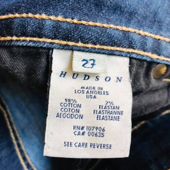 Hudson Signature bootcut flap pocket jeans 27 - Picture 5 of 6